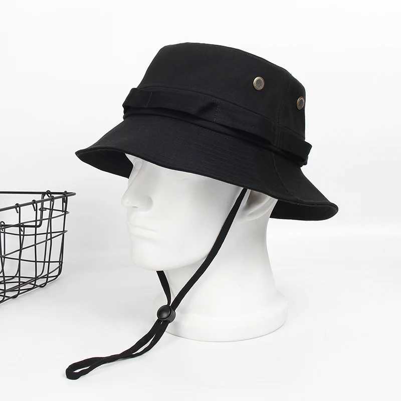 Ampia brim Hats Secket Summer Oversize Fisherman Hat Lady Beach Large Panama Mens Outdoor Sun Plus size 58 cm 60 cm 62 cm Q240403