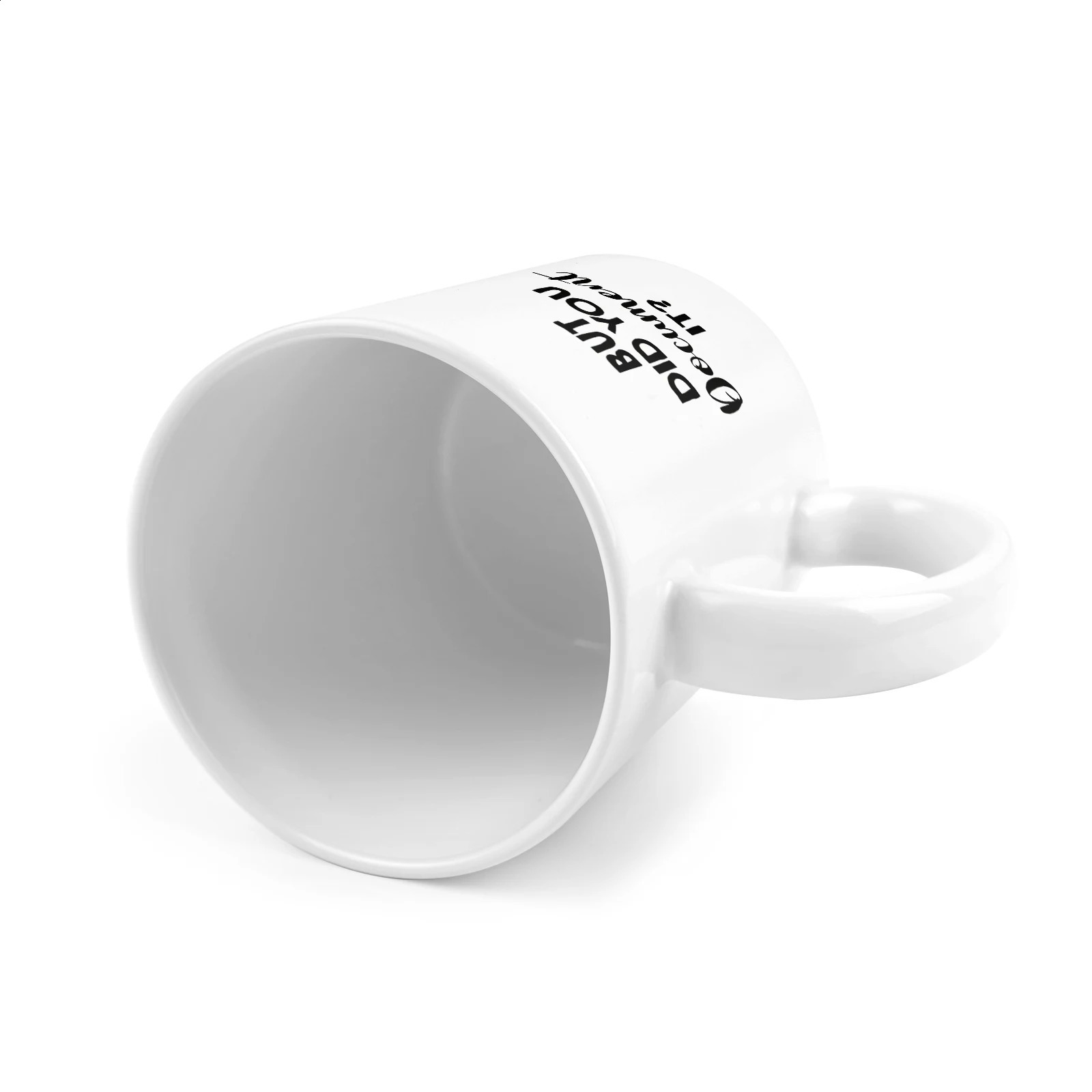 Personalisierte Keramik -Kaffeetassen, aber haben Sie es 11oz Text po bild Neuheit verschiedene Designbilder Geschenk 240407 dokumentiert