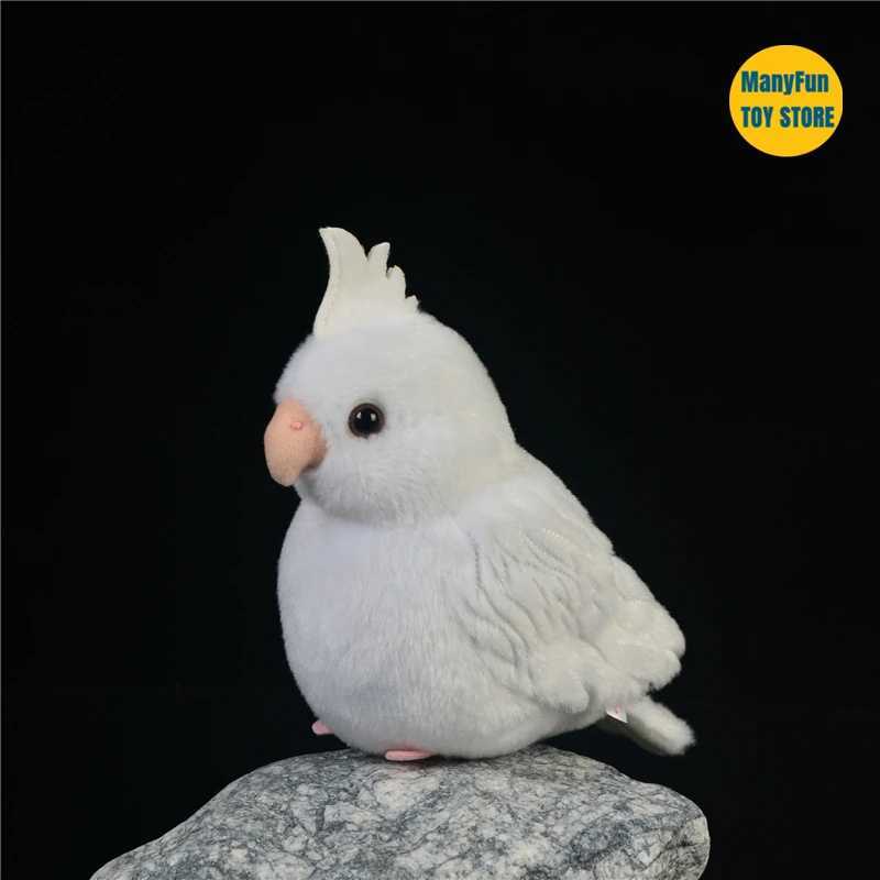 Movies TV Plush toy Cockatiel Parrot High Fidelity Chickadee Cute Plushie Sparrow Bird Tit Plush Toys Lifelike Animals Simulation Stuffed Doll Gifts 240407