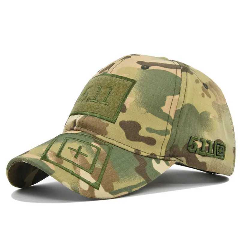 Geniş Memlu Şapkalar Kova Leisure Yaz Şapkası Unisex Camo Beyzbol Velcro Moda Four Seasons Güneş Açık Yetişkin Q240403