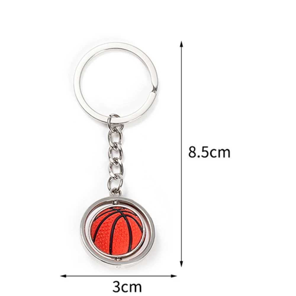 Tornari Canali Fun divertenti Mini basket rotanti portachiavi da golf da golf borsetta il ciondolo accessorio gli sport con gli sport addirittura sport souvenir Charm Q240403