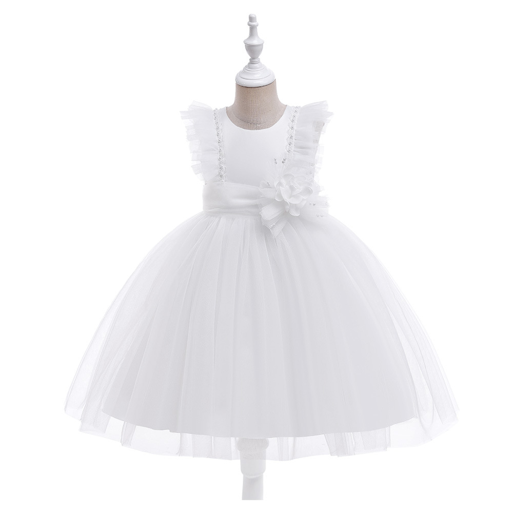 Bright White Pink Blue Champagne Jewel Girl's Birthday/Party Dresses Girl's Pageant Dresses Flower Girl Dresses Girls Everyday Skirts Kids' Wear SZ 2-10 D406241