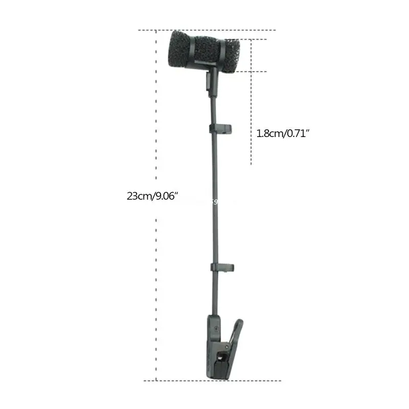 Tillbehör Saxofonmikrofonstativ för bordsskrivbordsbänkbar mikrofoner flexibel guoshalshållare Desktop Mic Stands Dropship