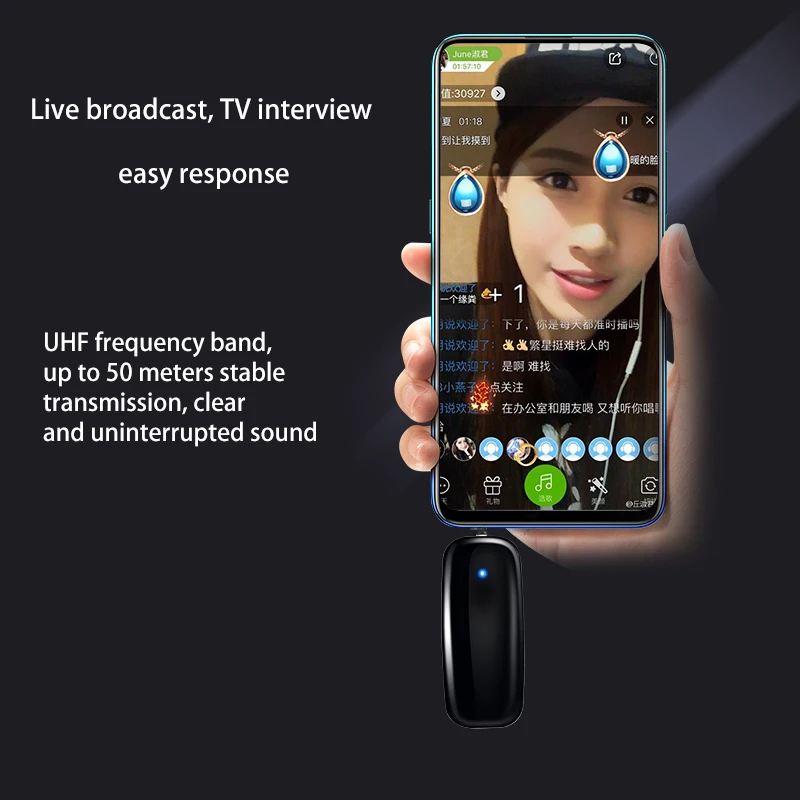 Микрофоны Savetek UHF Lavalier Lapel Wireless Microphone Voice Recorder Рекордела запись Vlog для Tiktok YouTuber Live Phone Pad ПК