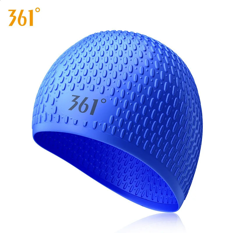 361 Siliconenrubber Waterdichte bescherming Oren Lange haar zwemmuts Vrije maat voor volwassenen Professionele watersportsurf Cap 240403