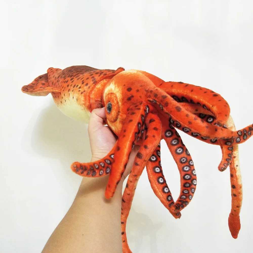 Movies TV Plush toy Red Squid Doll Children Plush Stuffed Toy Kids Christmas Birthday Gift Sea Animals 240407