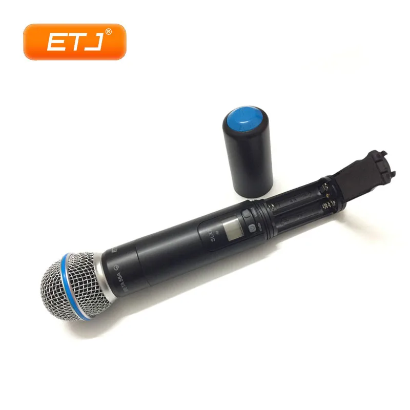 الميكروفونات SLX24 Beta58 UHF اللاسلكي الميكروفون المهني الكاريوكي المحترف Microfone أعلى جودة SLX4 SLX Dynamic MIC