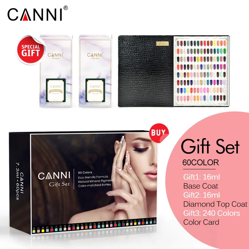 Gel Canni K1K5 Nagel Salon Professional 7.3ml Soak Off Nails Art UV Nail Gel Pools Kit