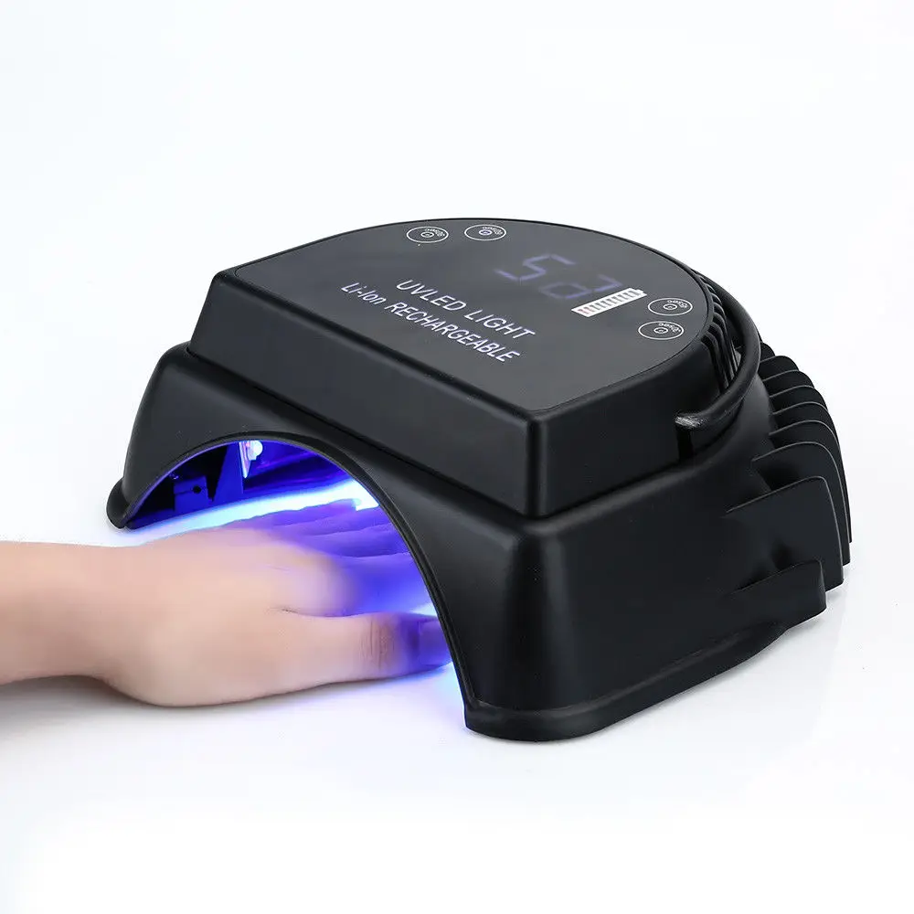 Dryers Professional Draadloze LED -nagellamp 64W UV -nagellamp oplaadbaar met batterijontwerp UV -lamp Licht Hoog vermogen