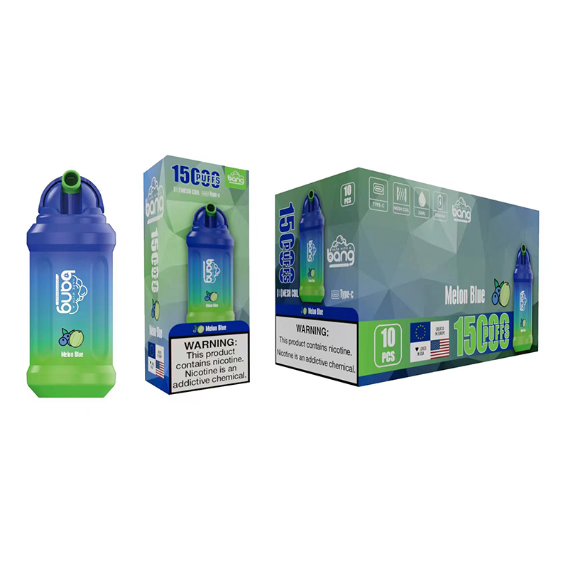 BANG 15000 PLUKS WEGELIJKE E SIGARETTES KIT PUFF 15K Voorgevulde 23 ml POD CARTS MESH Coil 0% 2% 3% 5% Oplaadbare vaper