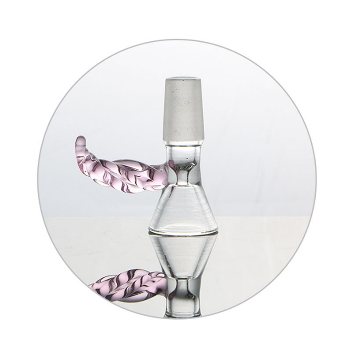 Newest Ox Horn 14mm Glass Bowl For Smoking Funnel Tobacco Bowls Pipe 2mm Thick Slides Colorful Heady Dab Oil Rigs Pieces Water Pipes Accessories Wholesale