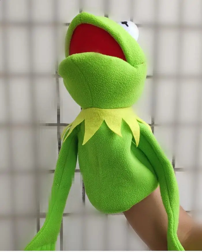 20/38/40/60cm Kawaii Frogs Doll Kermit Plush Pluxh Byled Animal Brinquedo de pelúcia macia Drop Drop Christmas Presente para crianças 240328
