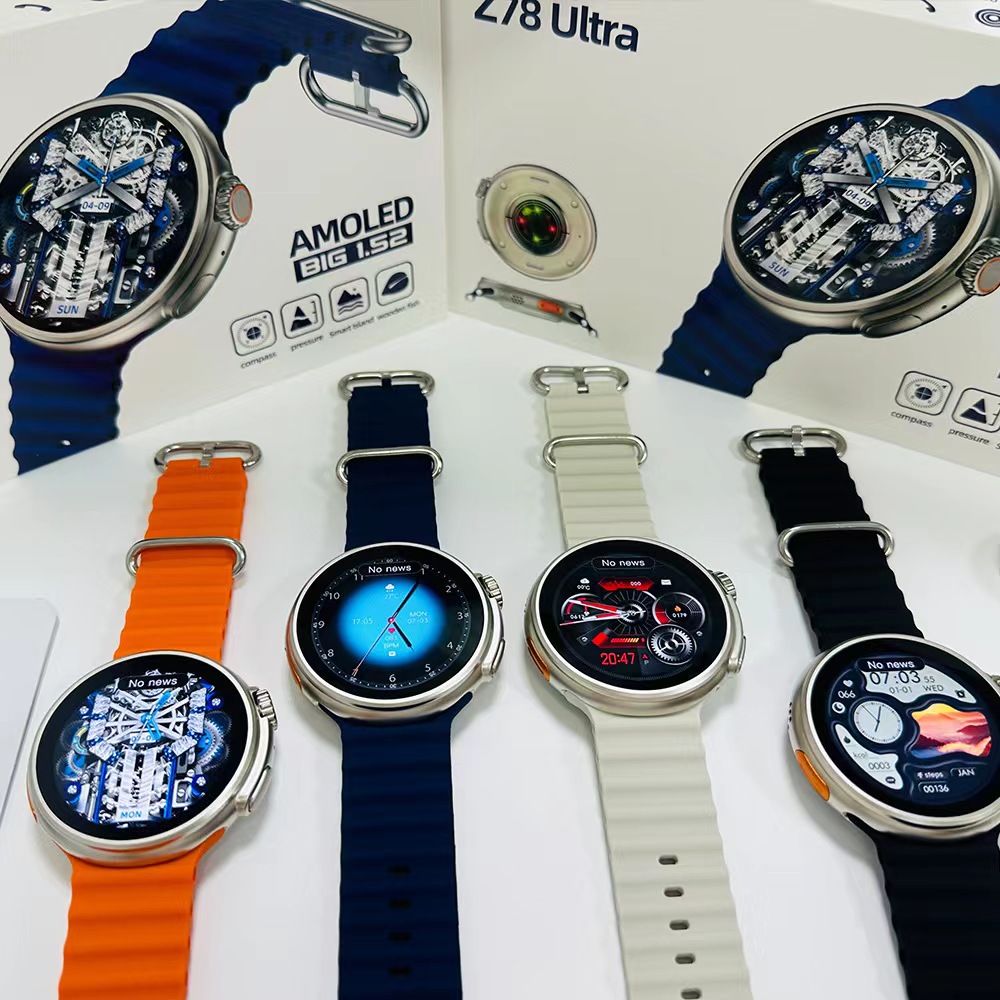 2024 Spirit Island Z78 Ultra Smart Watch Bt Compass NFC Мужчины Sports Fitnes