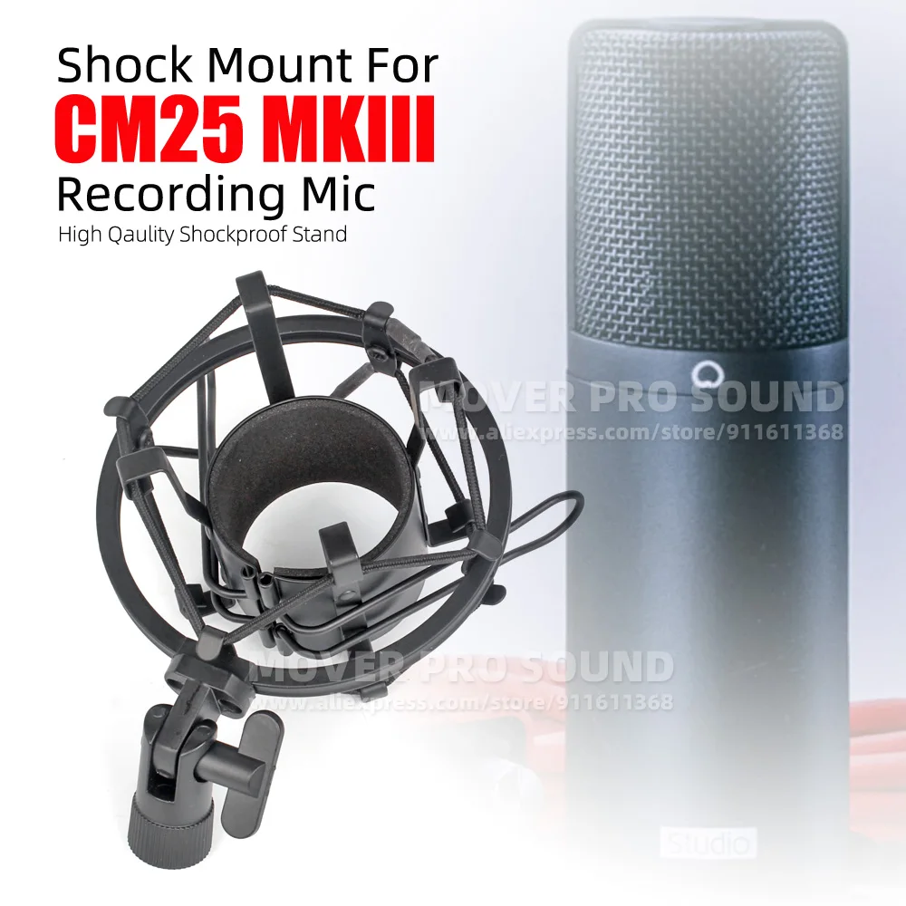 Accessori Porta del microfono ragno FocusRite Scarlett Studio CM25 CM 25 MKIII 3 ° GEN SUCCHIO SUPPIENSI SUPPORTO MIC MIC STANTE SCHOCH