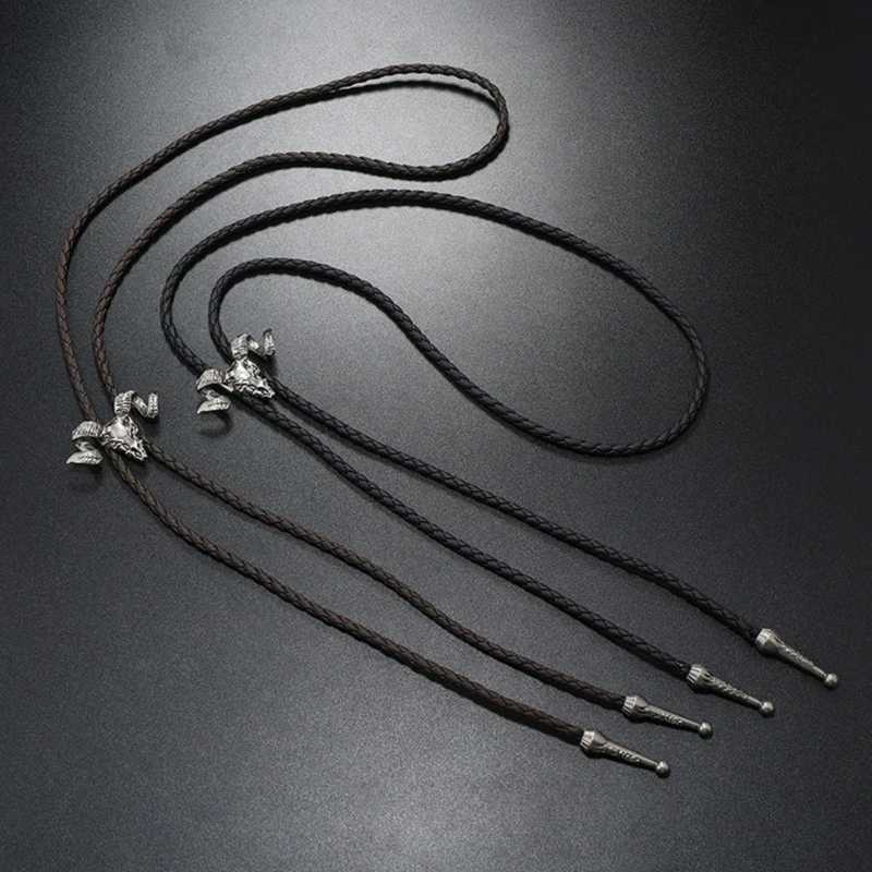 Bolo Ties Tie Punk Shirts Chain Lucky Knot Colliers Colliers Longs Neckes Pendant Y1UA 240407