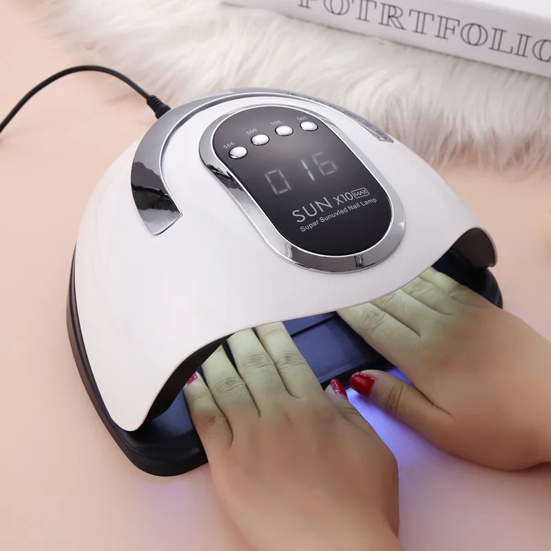 Torkar 280W Professionell UV LED -nagellampa Gel Nageljus för UV -gel nagellack 66 LEDS UV -torktumlare med 4 timers för Nail Art Home Salon