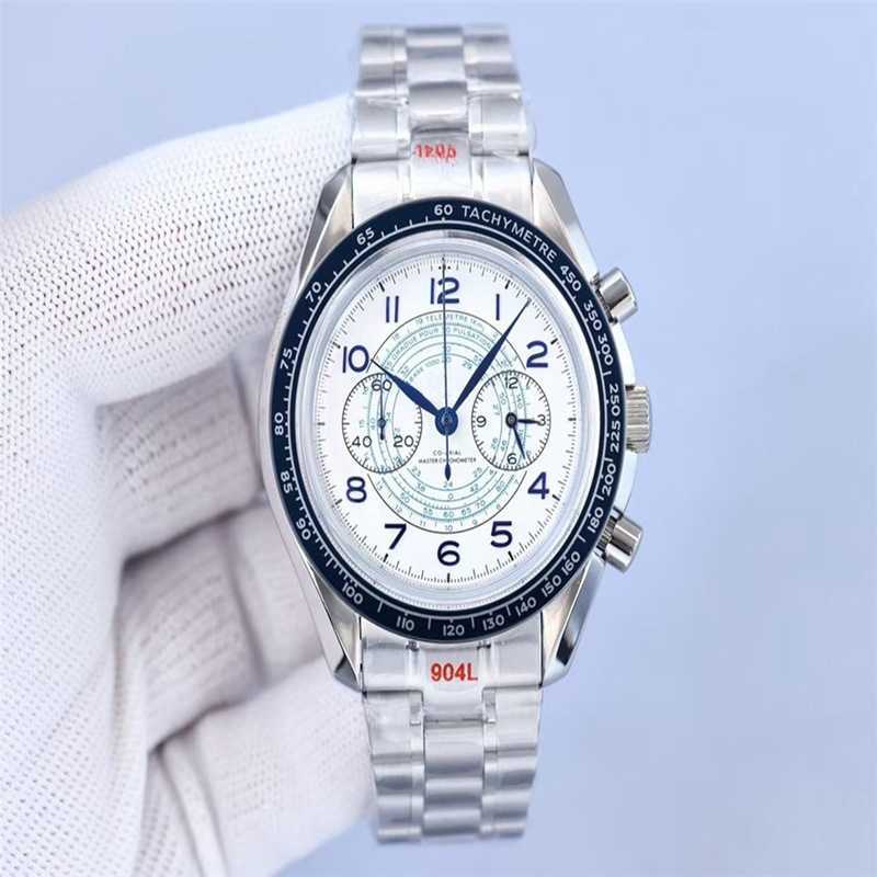 Designer Watch Brand Mens à la mode en acier inoxydable Calendrier Calendrier Quartz Circular Watch