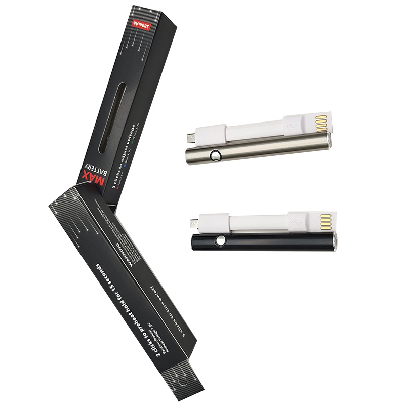 Pré-aquecimento 510 Thread Max Bateria 500 mAh Variável Variável Vape Cart Bateria com USB-C CARREGADOR YOCAN VAPORRIZE KITS 1ML/2ML CARTURIDES BATERIA AUTHNTIC 100%