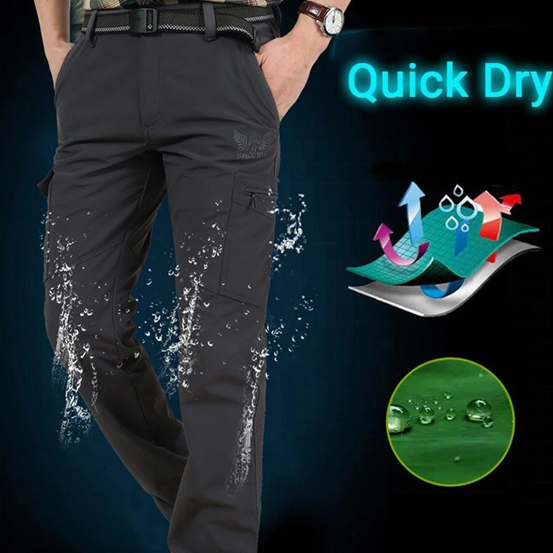 Pantalons de chargement tactique militaire de l'armée Men Impermétroofrant le pantalon long houstoux et le pantalon long mâle à pantalon mince et mince mâle 240403