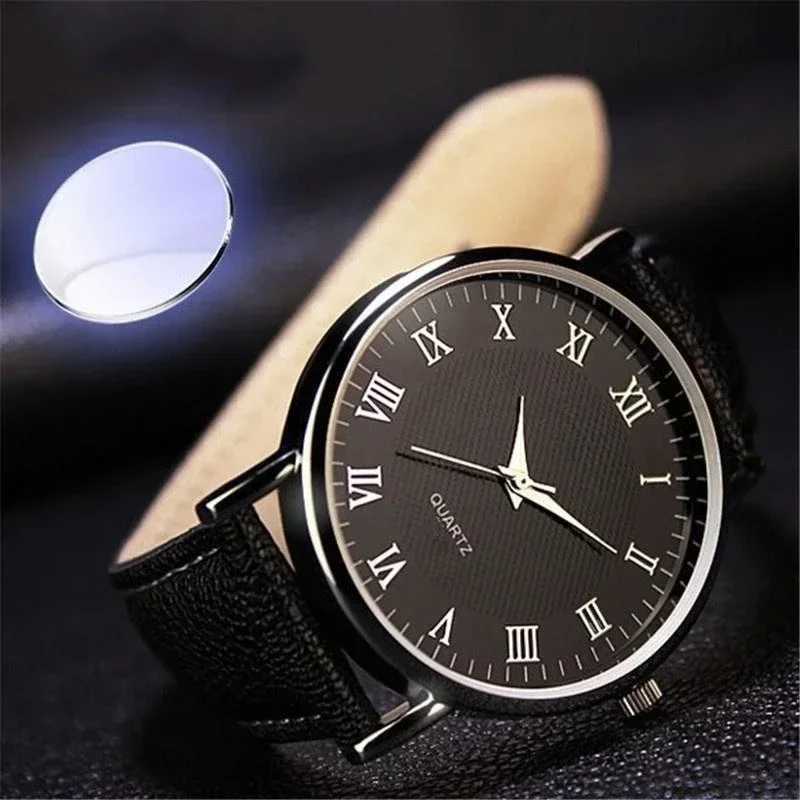 Andere Uhren Fashion Leder Brand Quartz Uhrengeschäft und Freizeit Watch Mens Giftl240403