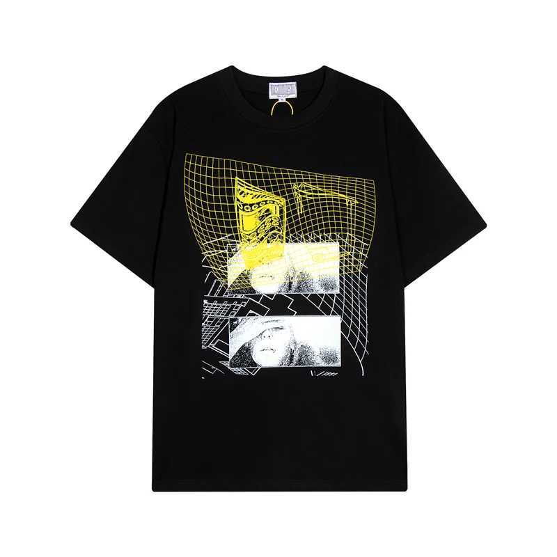 Mäns T-shirts Cavempt Printed Poster T-shirt Summer High Quality 1 1 Top Loose Casual Mens Womens Crew Neck C.CCAV EMTP Overdimensionerad T-shirt J240402