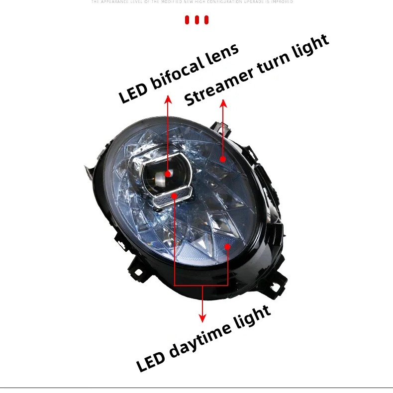 Für Mini F55 F56 20 14-20 21 Bifokal-Objektivdampfer Lenkungstag Laufen Drehsignalscheiben-Lampen Montage