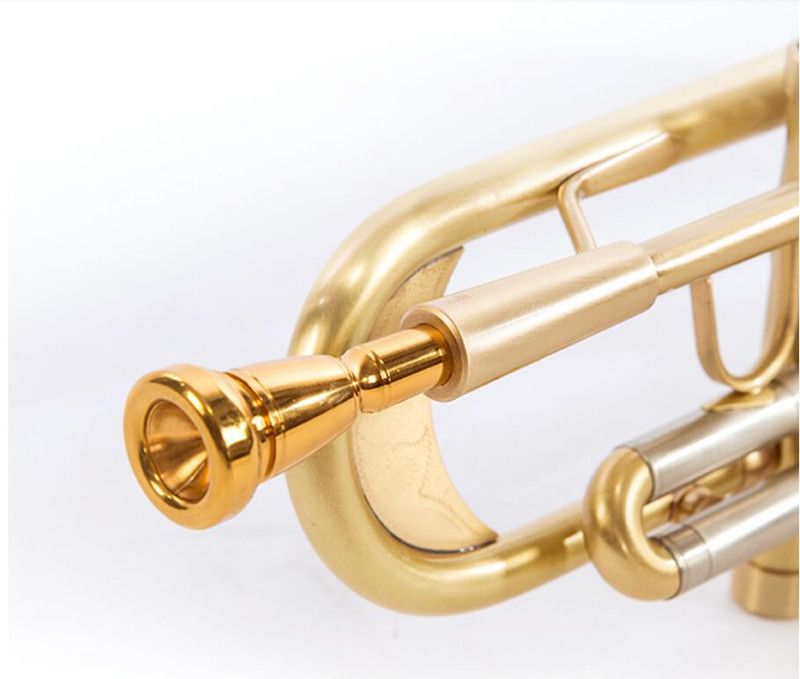 Новая труба Original B Flat Trumpet LT197GS-77 Музыкальный инструмент более тяжелый тип золотой труба играет музыка