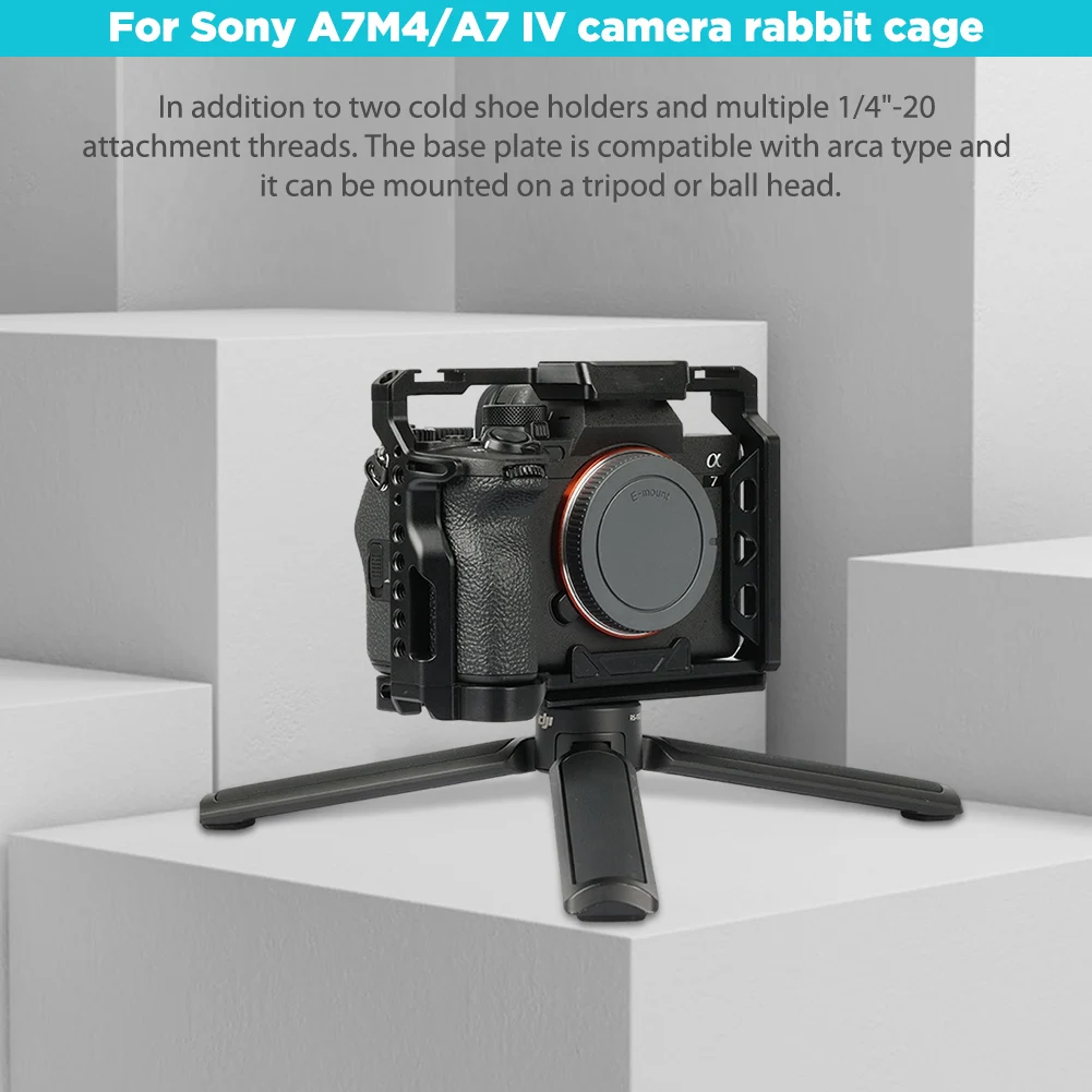 カメラカメラケージフレームケースプロテクターA7M4 /A7 IVベースプレートアクラタイプカメラアクセサリーSony A7M4 /A7IV用アルミニウム合金