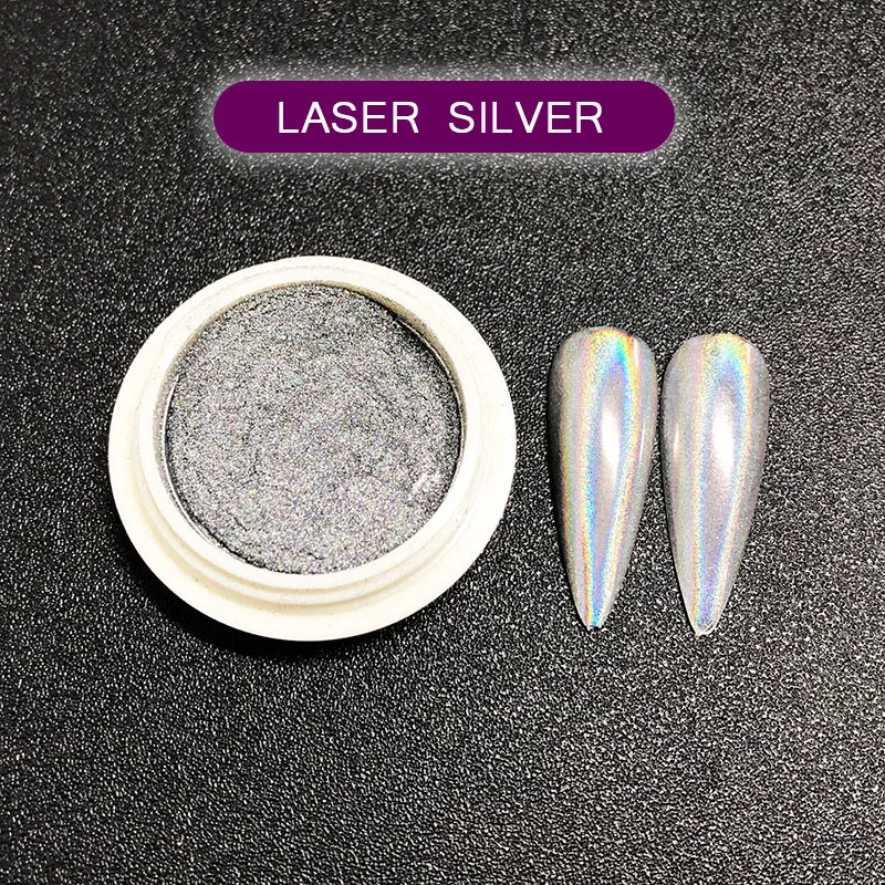 Torneiras /espelho pó de espelho super brilhante poeira GLITTER PARA PARA O LASER HOLOGRÁFICO DE HOLOGRÁFICO DE CHARM HOLOGRÁFICO MAGIME