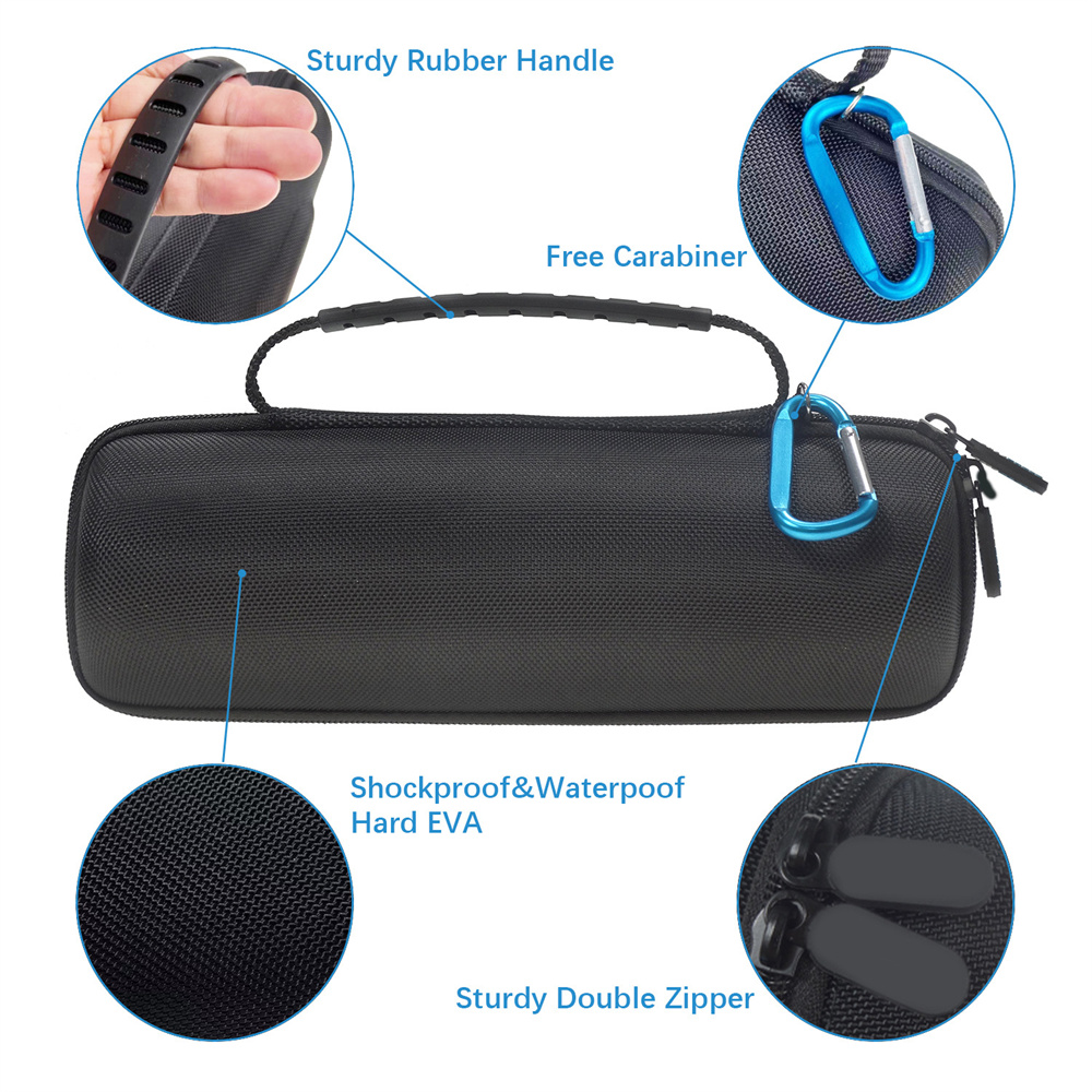 Bluetooth speaker storage bag for FLIP5 FLIP6 Charge4 Charge5 Loudspeaker storage bag Dustproof speaker box EVA shock-proof and drop-proof protective case