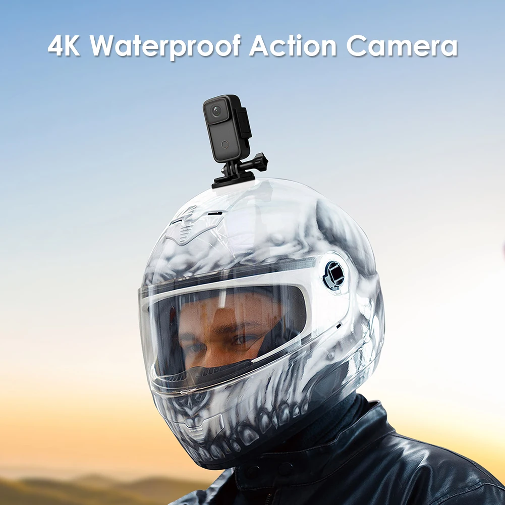 Caméras SJCAM Action Camera HD 4k 1,28 pouce Écran 5m Imperméable sous-marin Remote Contrôle Video Video Recording Pro Sport Cam Webcam