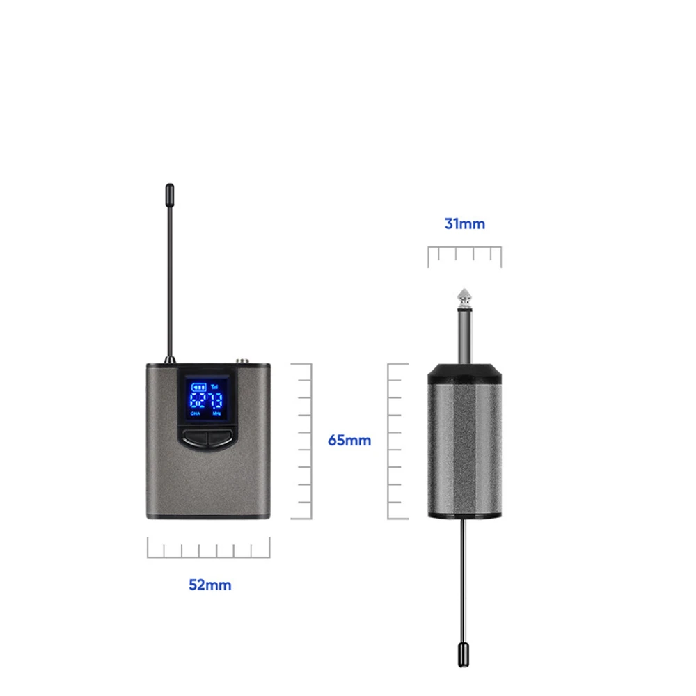 Microfoni trasmettitore mini ricevitore wireless portatile Lavalier Mic Insegnante Microfono insegnanti