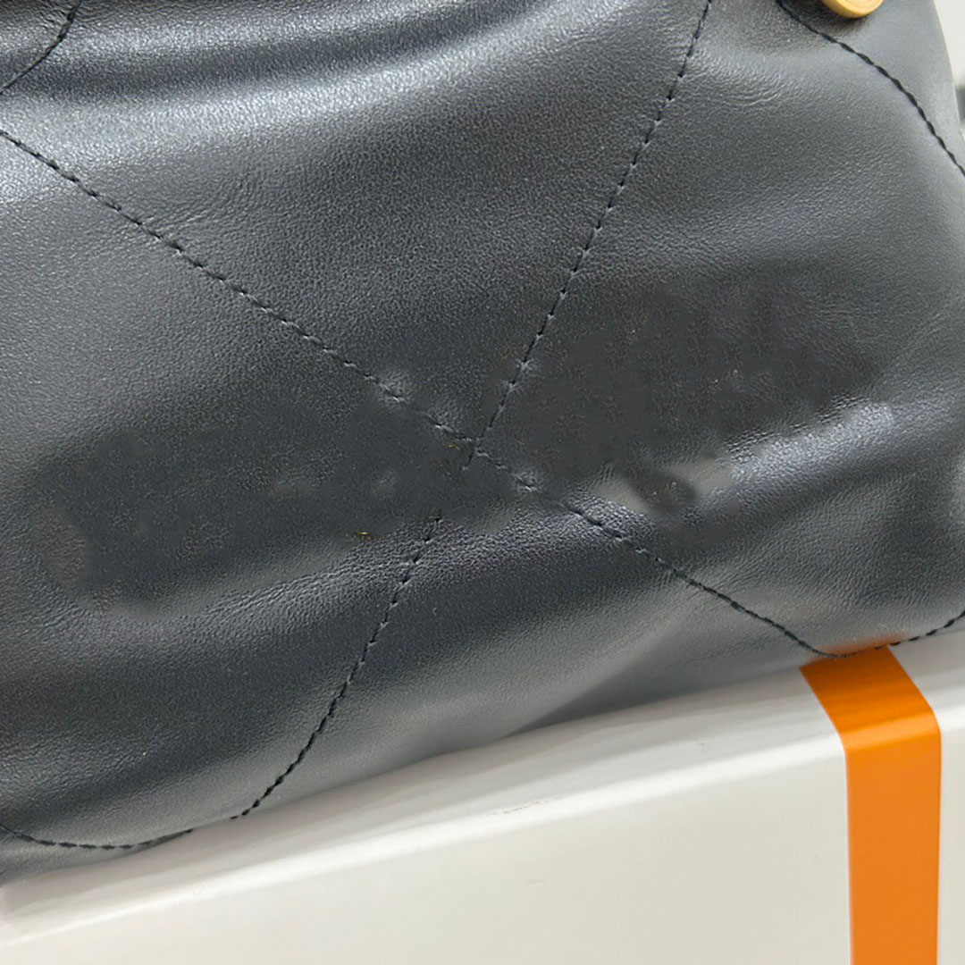 Crossbody Bag Mini Müllbeutel Designer Frauen echte Ledereinkaufstasche Kettenschnur Wasser Eimer Tasche eine Schulterhandtasche