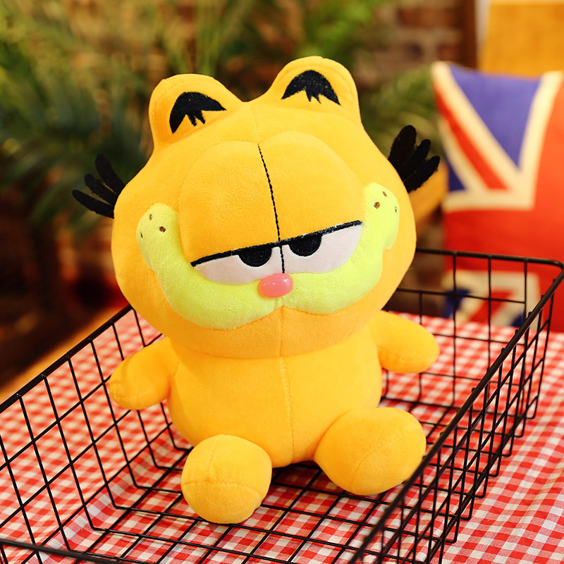 Fábrica Precio al por mayor 23cm The Garfie Plush Toy Cat Animation Film y Television Periferal Doll Regalo para niños