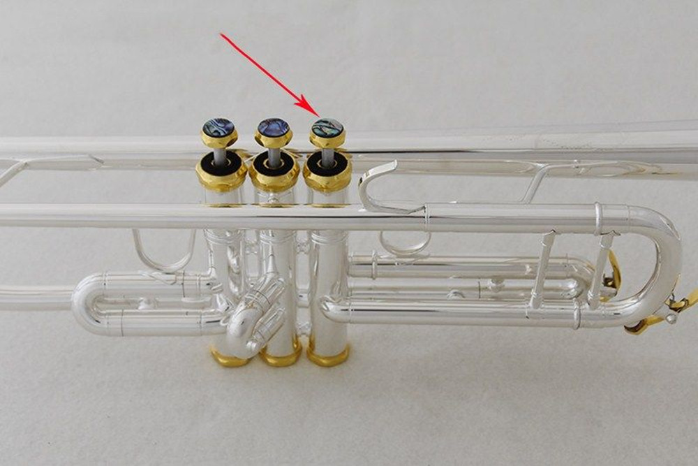 최고의 트럼펫 LT180S-72 새로운 실버 도금 트럼펫 B 플랫 탑 플레이 악기 전문가 배송