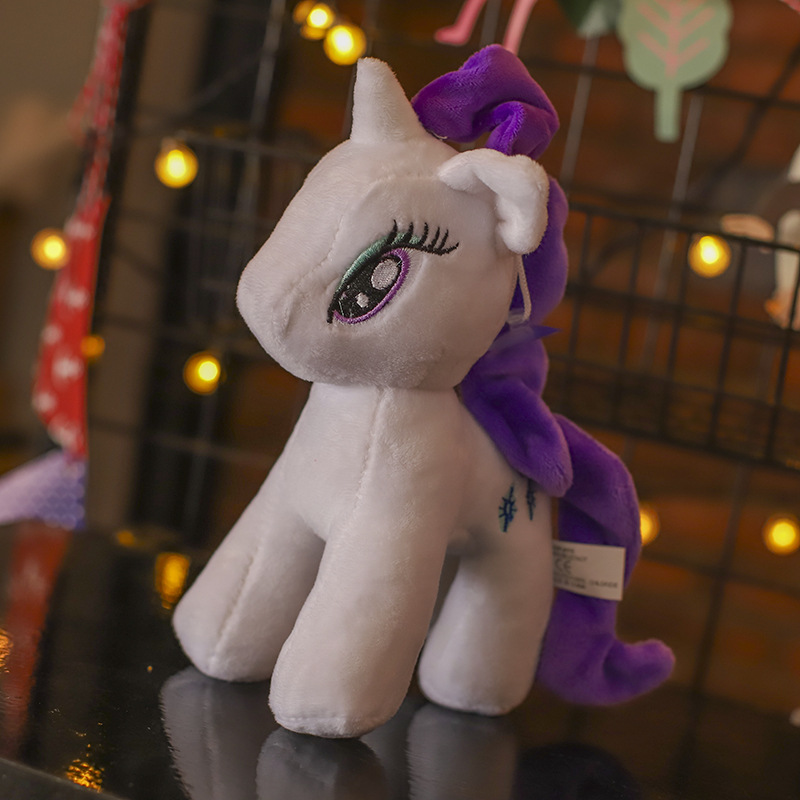 Factory Price all'ingrosso 6 Styles 25 cm Pony Plush Toy Animation periferica Dolli bambini