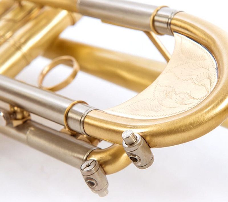 Новая труба Original B Flat Trumpet LT197GS-77 Музыкальный инструмент более тяжелый тип золотой труба играет музыка