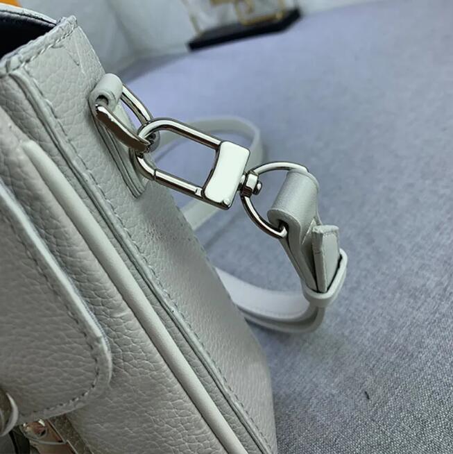 デザイナークロスボディバッグ本物のレザーSロックファッションレターシルバーハードウェアショルダーバッグウォレットケース小さなハンドバッグ財布内部コンパートメントポケット