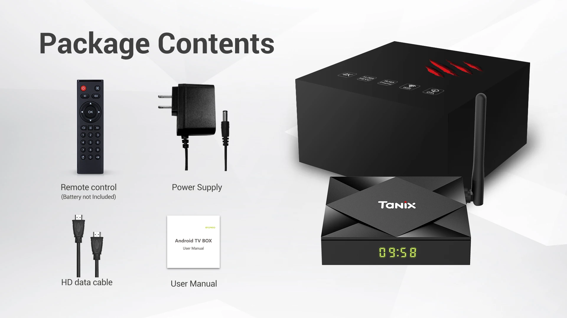Box original Tanix Tx6s Android10.0 TV Smart Box Allwinner H616 64bit Quad Core 8K HDR BT Wifi 2G/4G RAM 8G/32G/64G ROM TV Prefijo