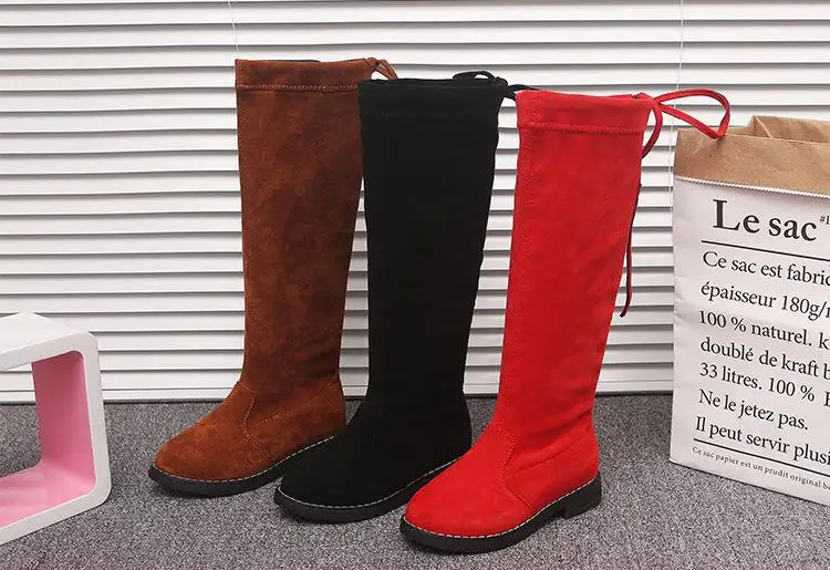 BOOTS Dzieci ciepłe buty zimowe nowe dziewczyny buty czarne czerwone wysokie buty Dziewczyny moda moda zimowe buty dla dziewcząt B229