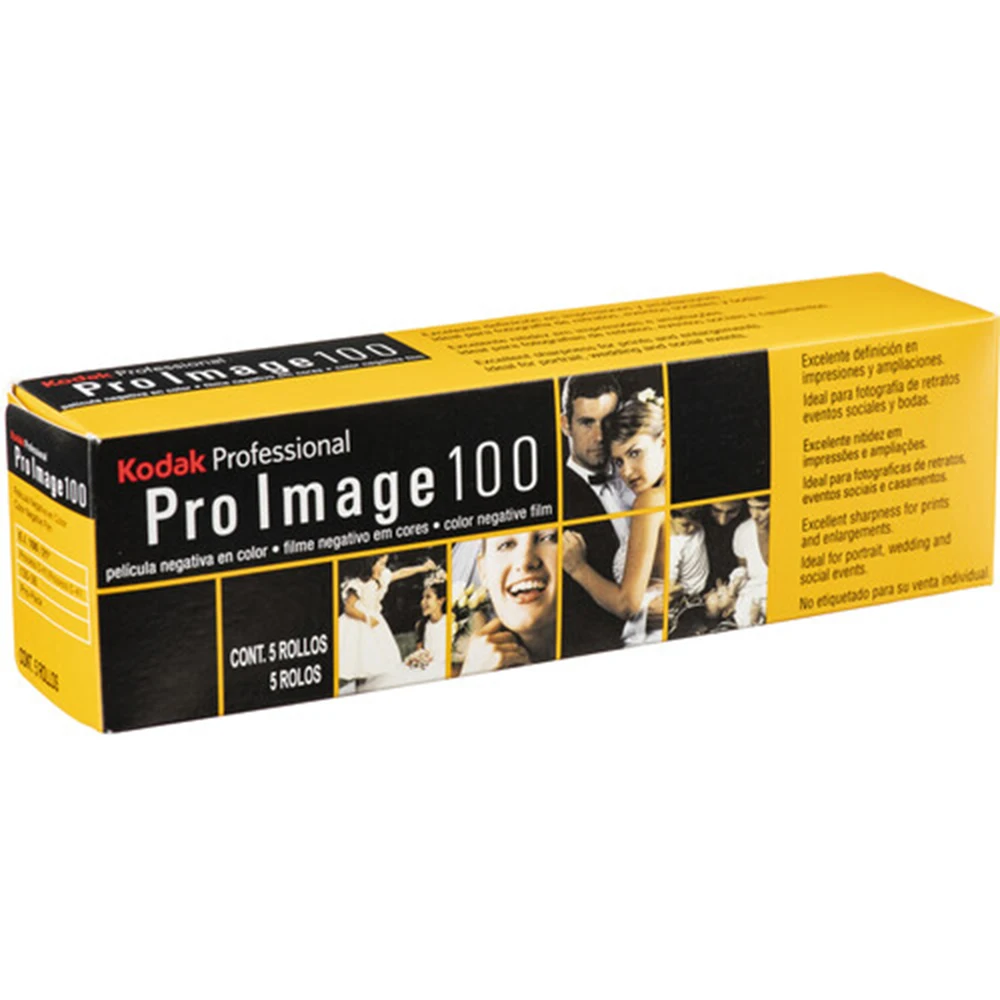 Frame New Kodak Pro Image 100 Professional Color Film 36 Exposure ISO 160 For Yellow + 13536 35mm Color Format Camera