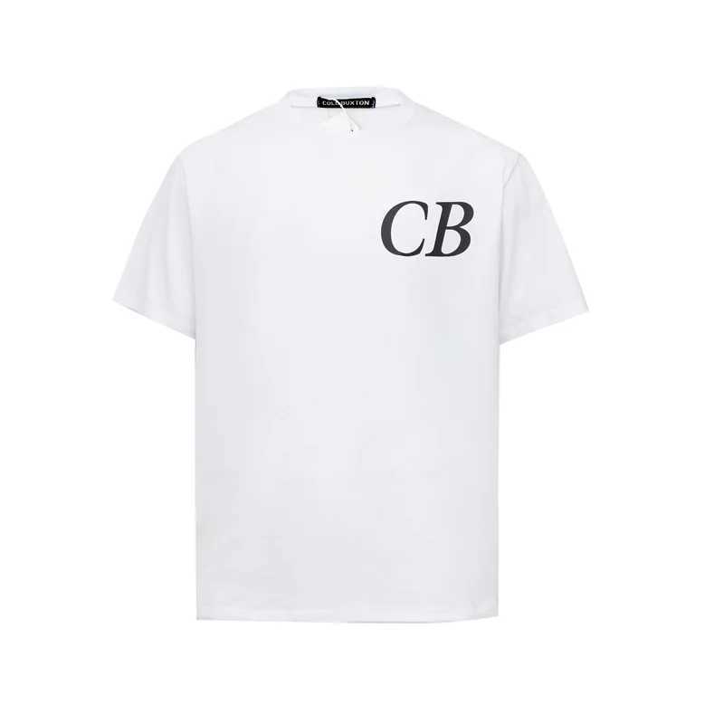 T-shirt maschile estate New Cole Buxton Simple Letters Stampato T-shirt Best Quality T-shirt sciolto Casualmente Cotone CB T-shirt a maniche corte J240402
