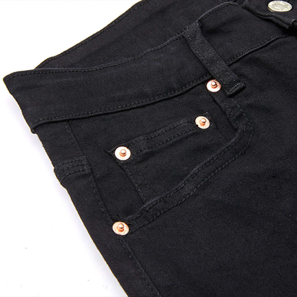 jeans viola jeans designer jeans jeans jeans marchio viola jeans new stock europeo e americano ricamo a lettere europea nera lavata maschile maschile maschile maschile