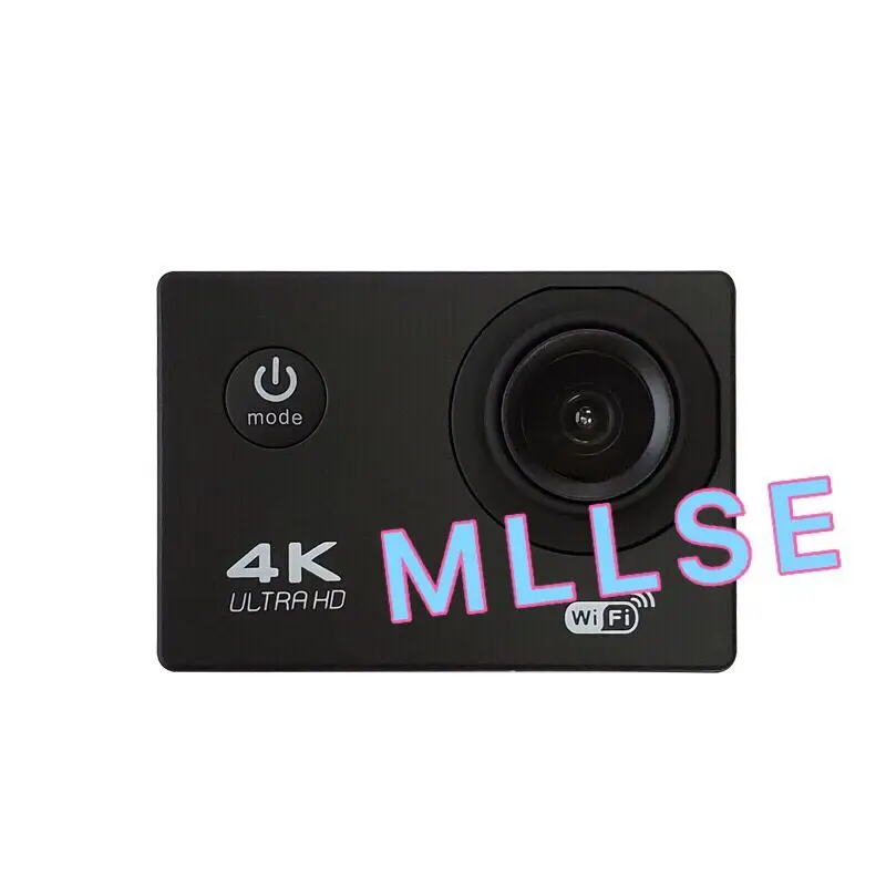 カメラMllse Sport Action Camera Ultra HD 4K WiFi Sports Video Recording Camcorder DVR DV GO Waterproof Pro Mini Helmet Camera