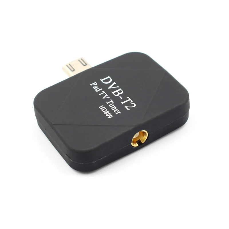 Box DVBT2 TV Antenne Receiver Digital MicroUSB tuner pour Android Mobile Phone Pad HD TV Stick avec Dual Antenne