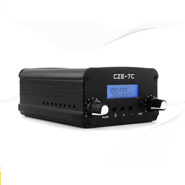 Радио 1 Вт/7w Stereo PLL FM -передатчика радиостанция CZE7C 76108MHZ