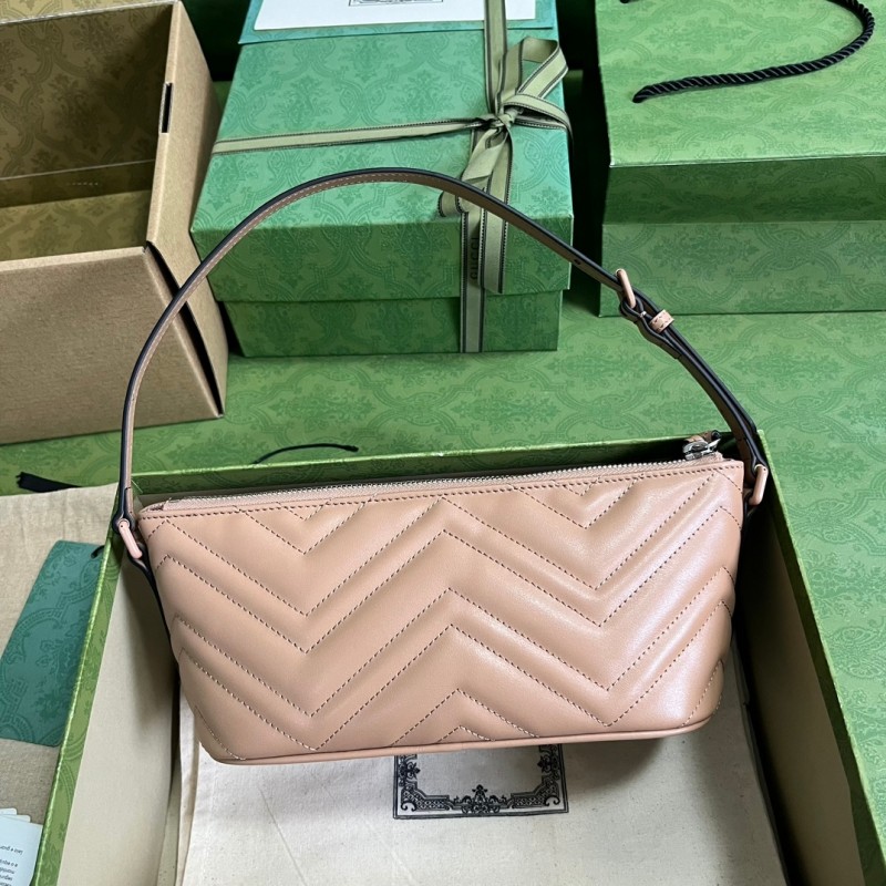 Sac sous brassière de haute qualité pour femmes concepteurs de sacs à main Miroir Mirror Qualite Rose Beige en cuir chevron Sac à bandoulière avec quincaillerie en laiton avec effet en céramique Finition