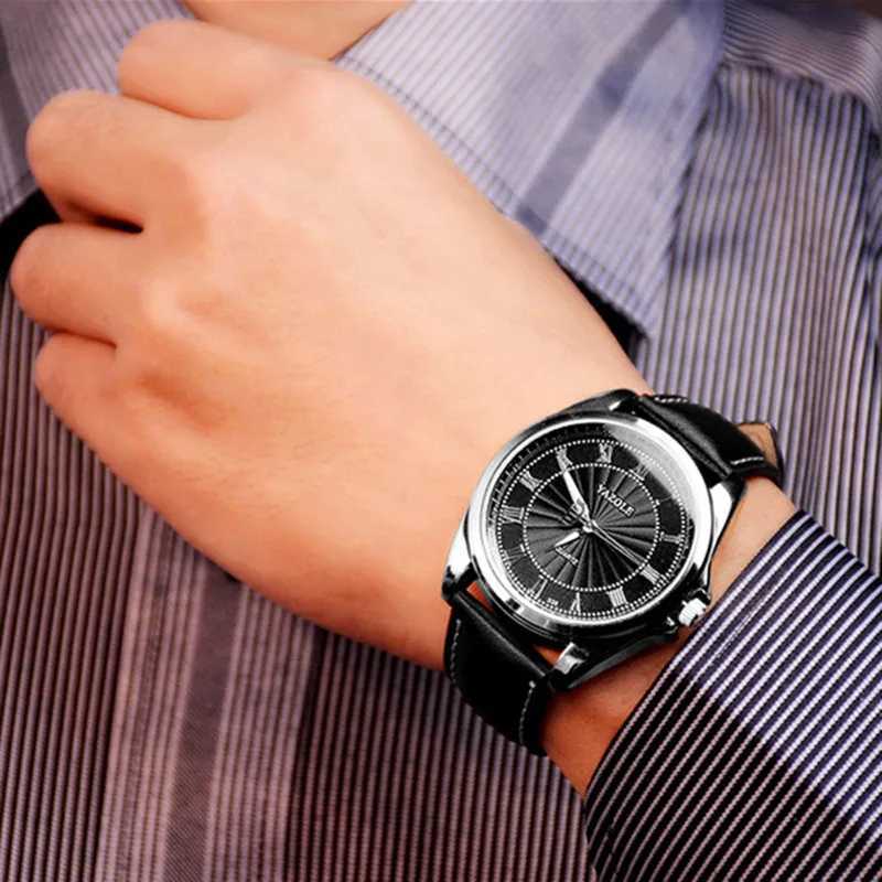Outros relógios Yazole Quartz Assista Mens Top Brand Luxury 2024 Assista Quartz Assista Hodinky Reno Masculino Erkek Kol Saatil240403