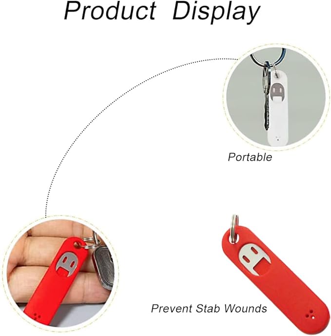 Grossist Sim Card Removal Needle Pin Anti-Lost Tray Charm Keychain Split Rings Phone Sim Card Storage Case Ejecter Tool Needles