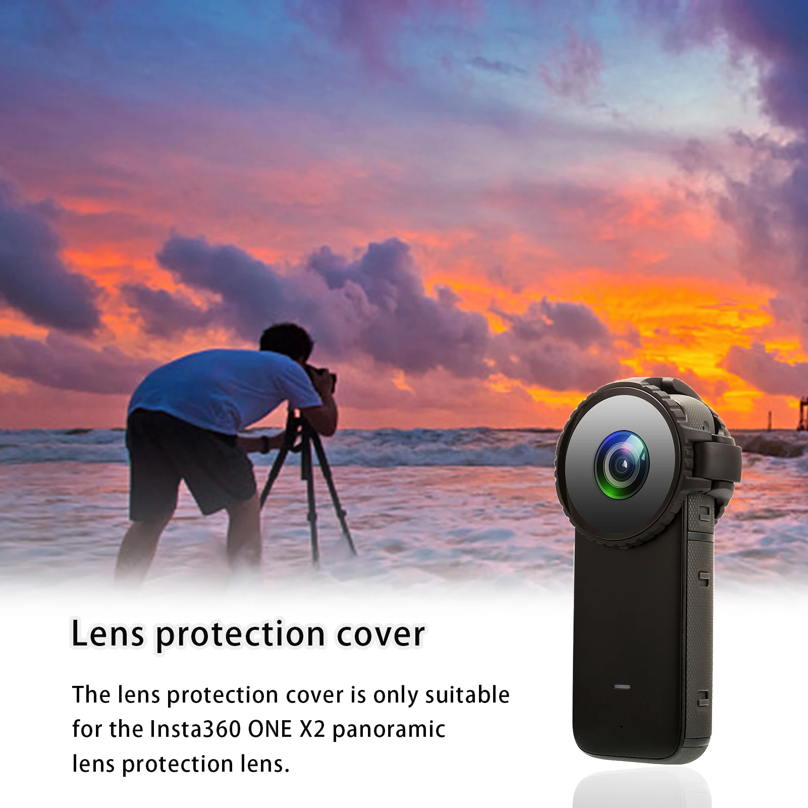 Камеры для Insta360 One X2 Lens Guards Premium Lens Protector для Insta 360 One x2 Lens Cap Cap Pantaramic Accessories Camera Camera